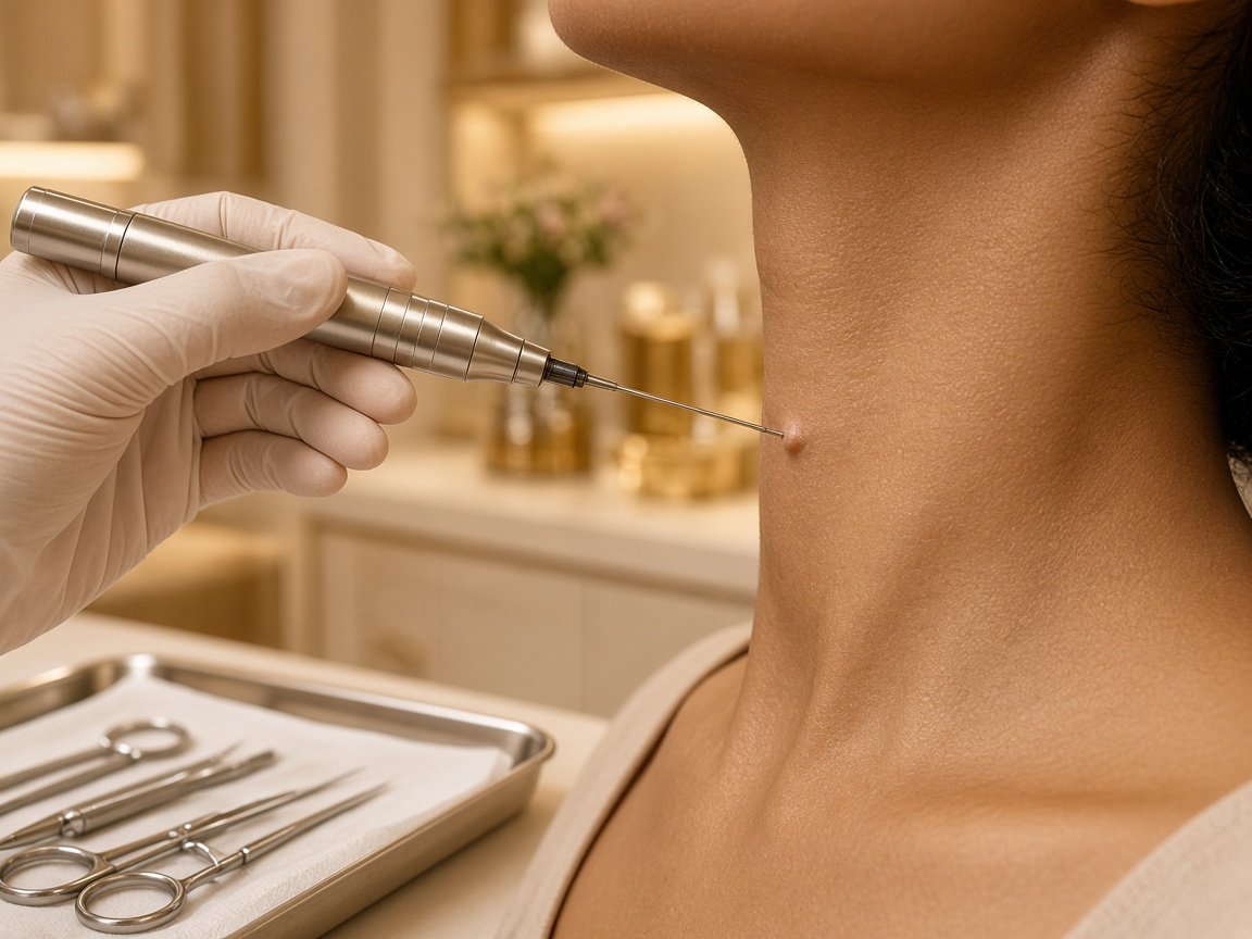 RF Cautery for Skin Lesion Removal